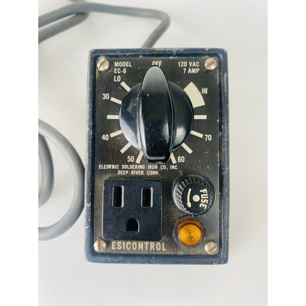 Esicontrol Model EC-6 In-line Wattage Controller  120VAC, 7 AMP WORKS